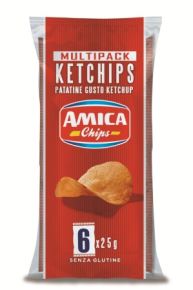 AMICA CHIPS KETCHUP MPK GR 150 PZ 12